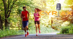 2 personer som løper med god løpeteknikk.