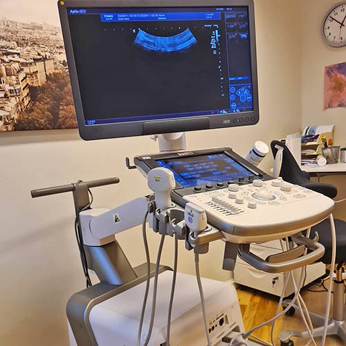 Injeksjonsbehandling med ultralyd